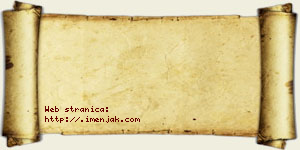 Tijana Avramov vizit kartica